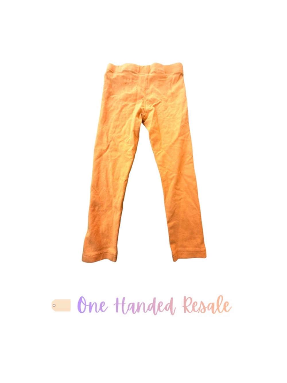 🌻 Cynthia Rowley Kids Orange Yellow Cotton Girls Leggings Stretch Comfy 2T